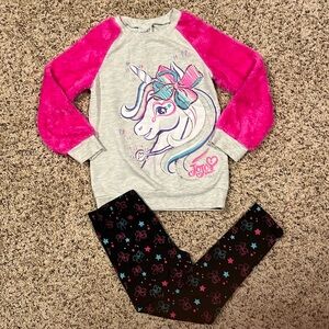 🆑FINAL PRICE‼️ Girls size 6/6x Nickelodeon Jojo Siwa matching pant set